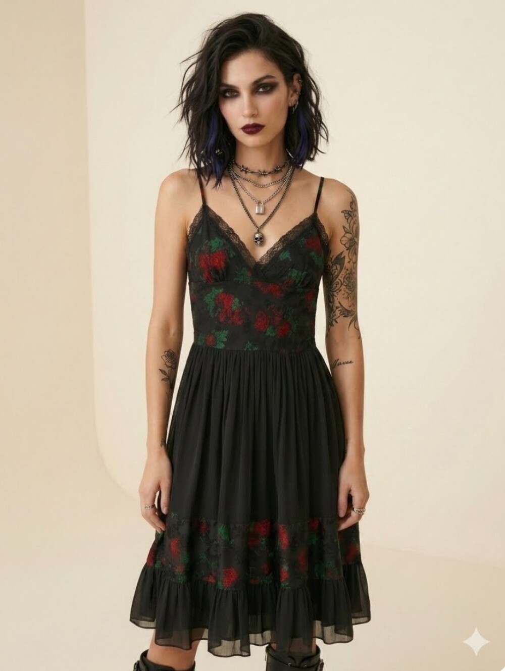 Vintage Betsey Johnson Silk And Lace Black Label Slip Dress, Size 2